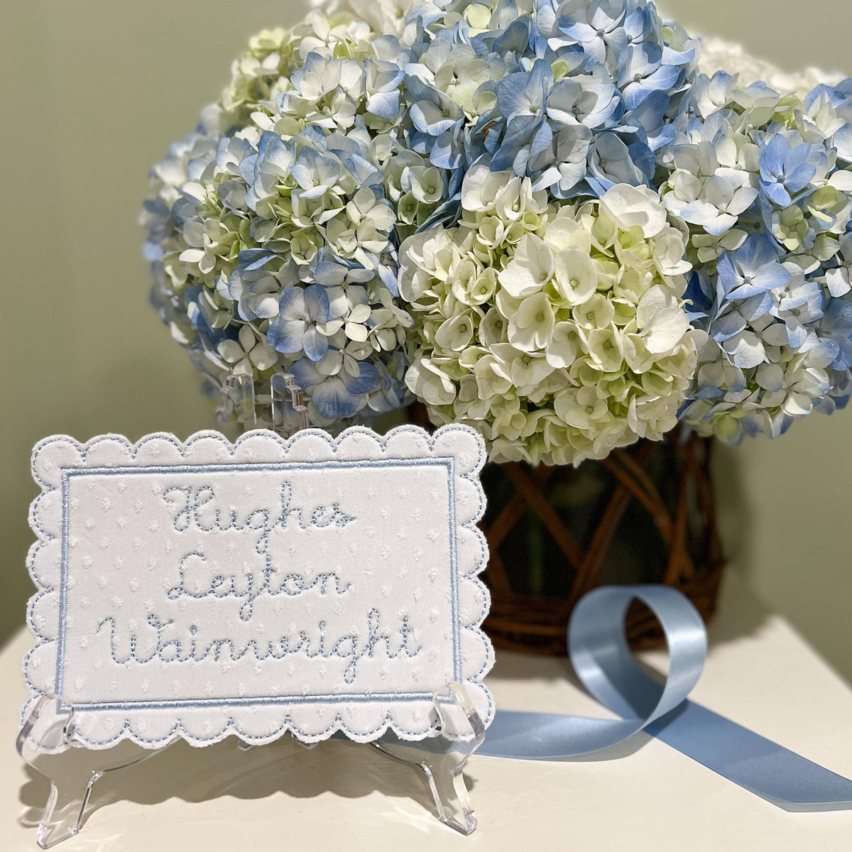 Scallop Name Plaque