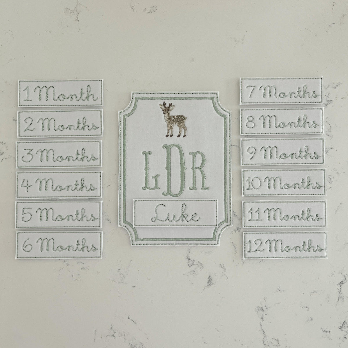 Deer Milestone Card