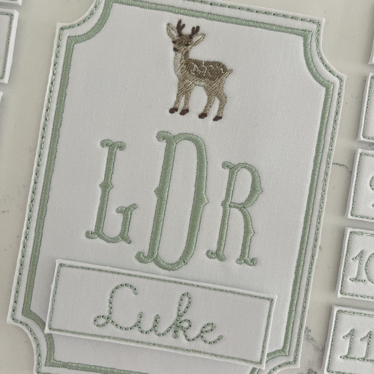 Deer Milestone Card