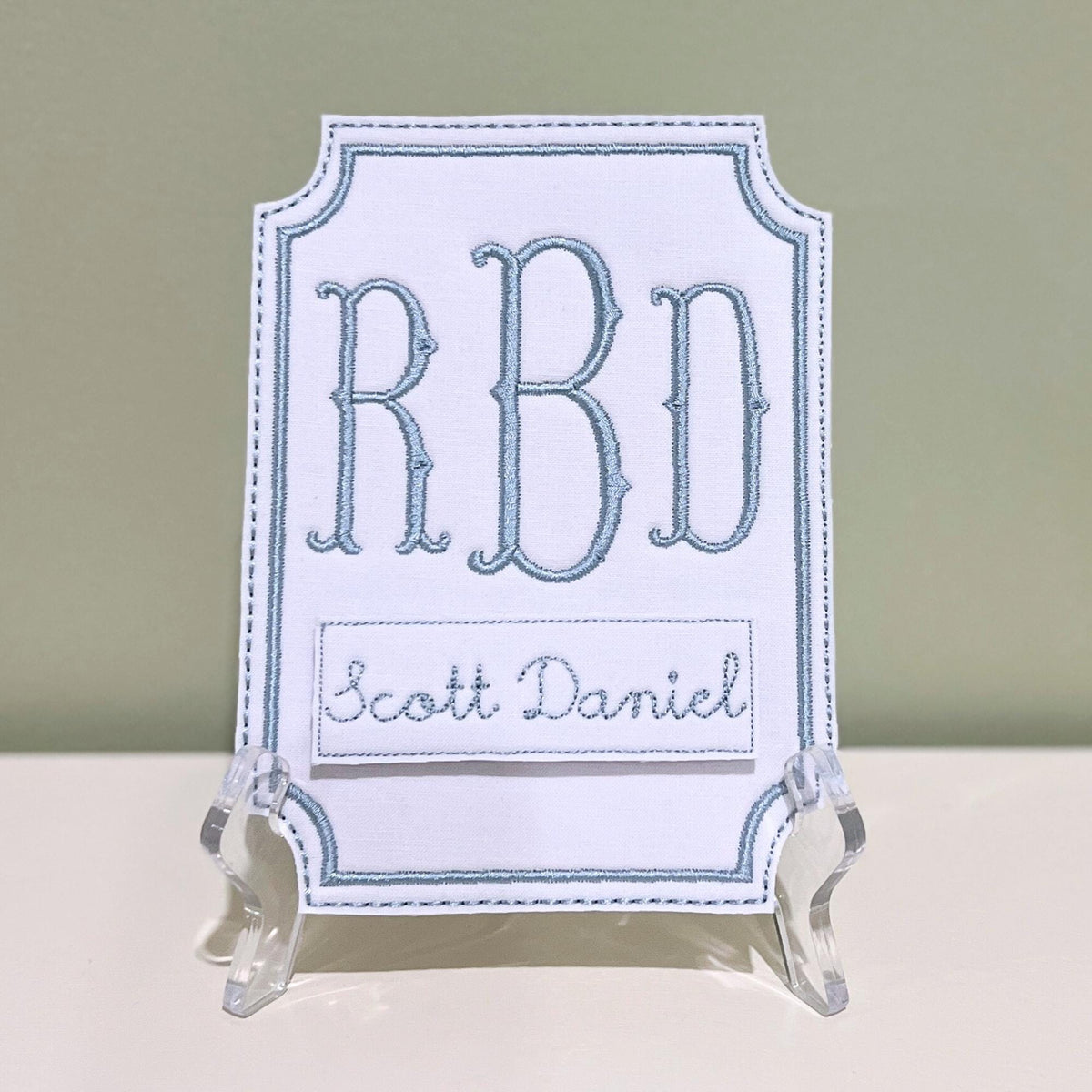 Monogram Milestone Card