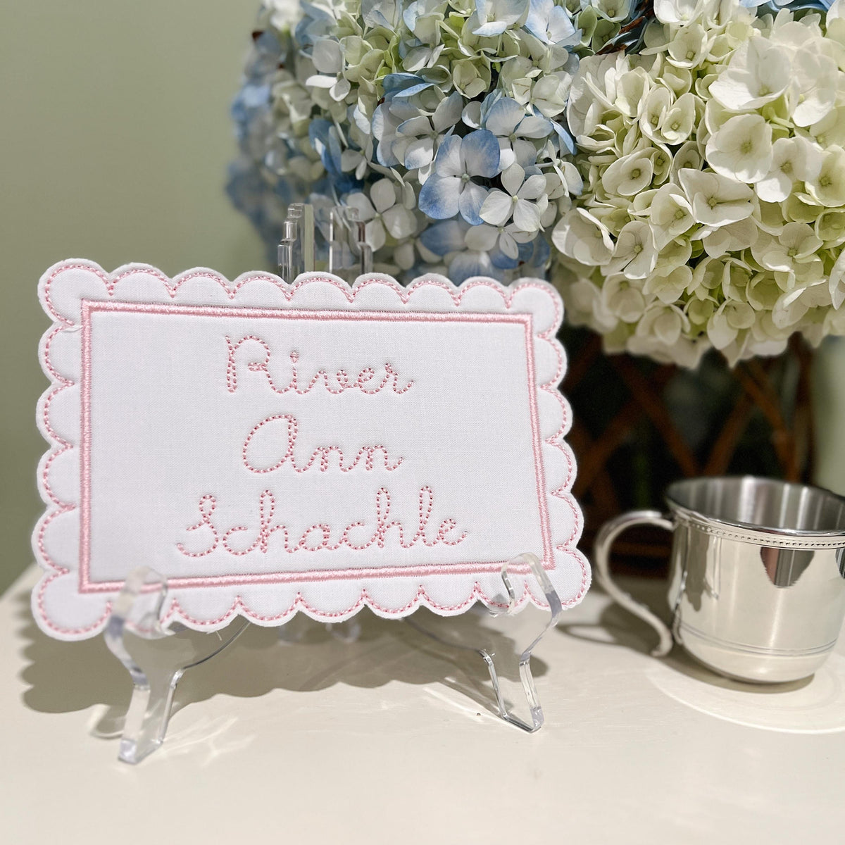 Scallop Name Plaque