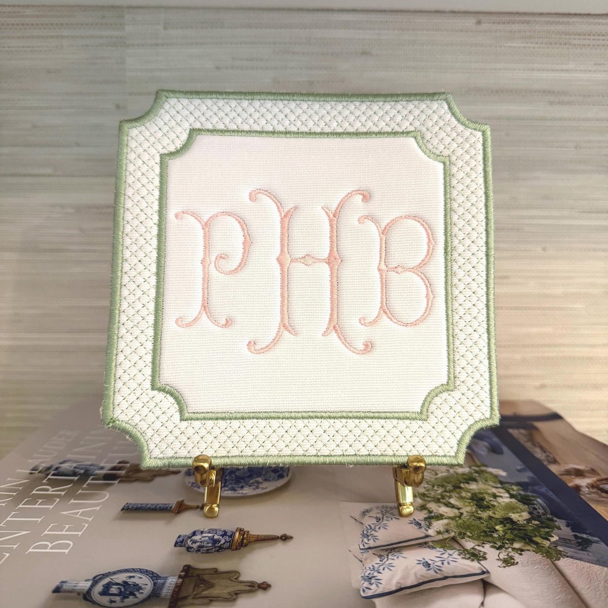 Lattice Name Plaque