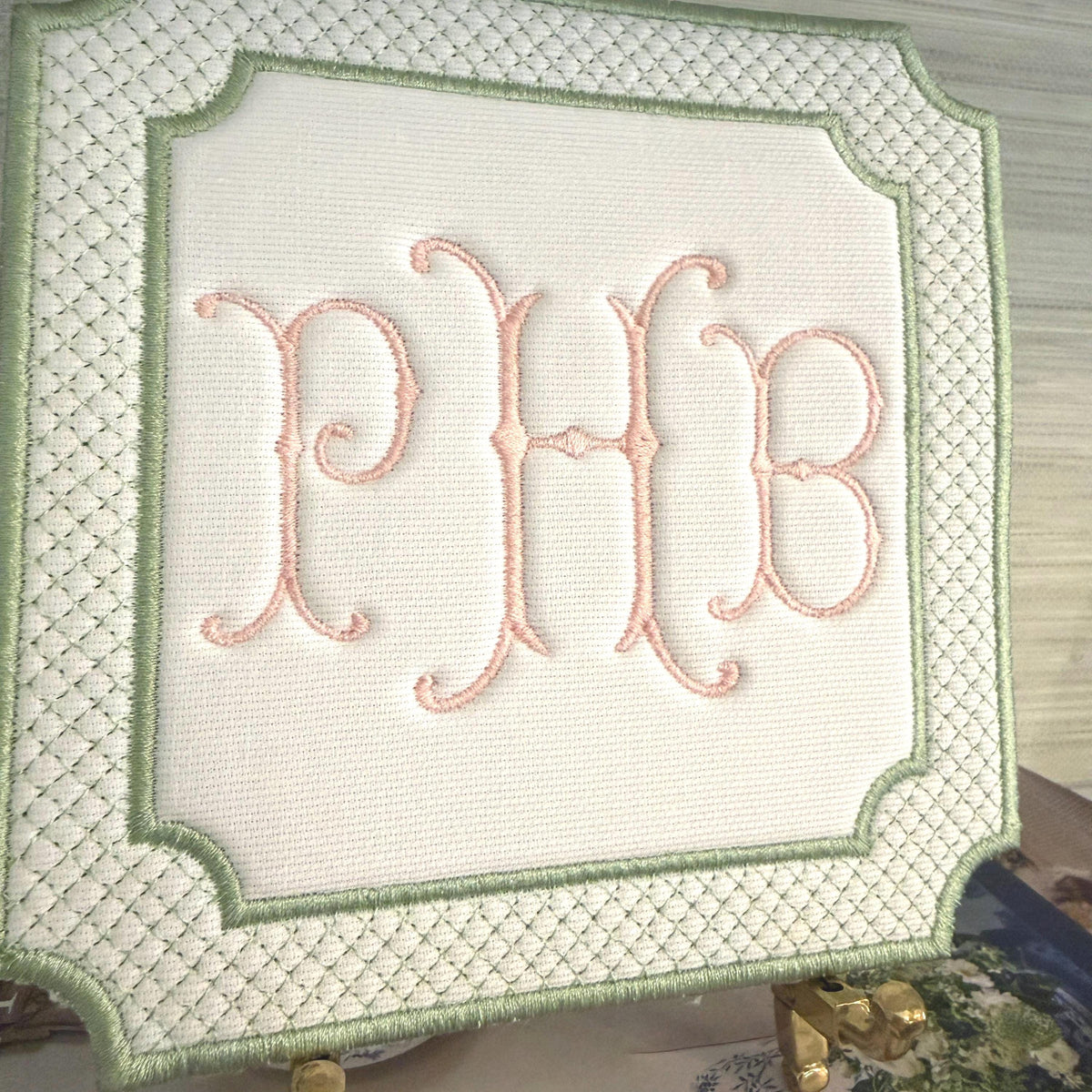 Lattice Name Plaque