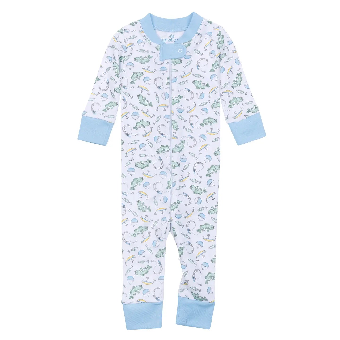 Hook, Line and Sinker Zip Pajamas