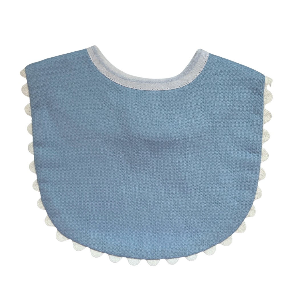 Blue RicRac Bib