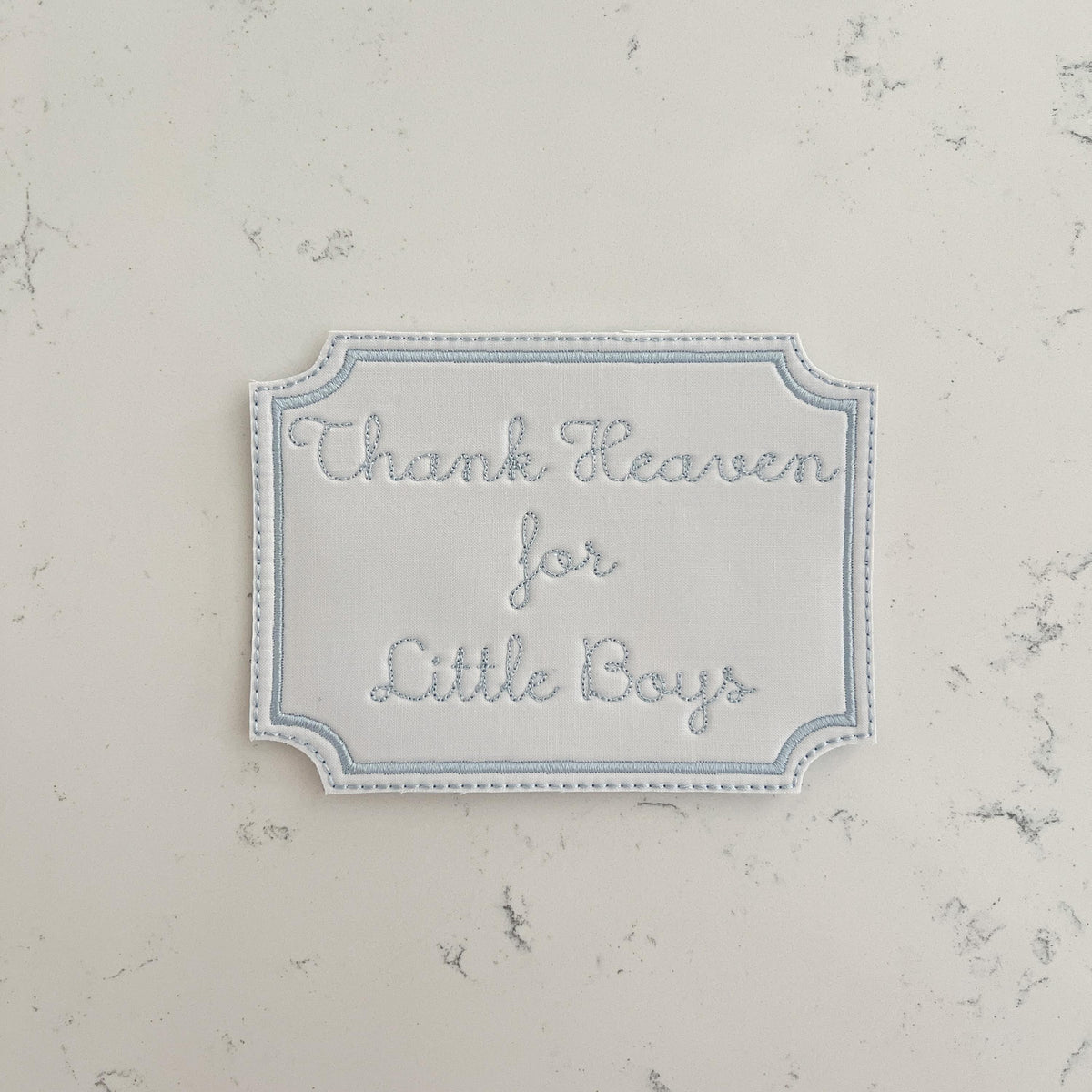 Thank Heaven for Little Boys Plaque