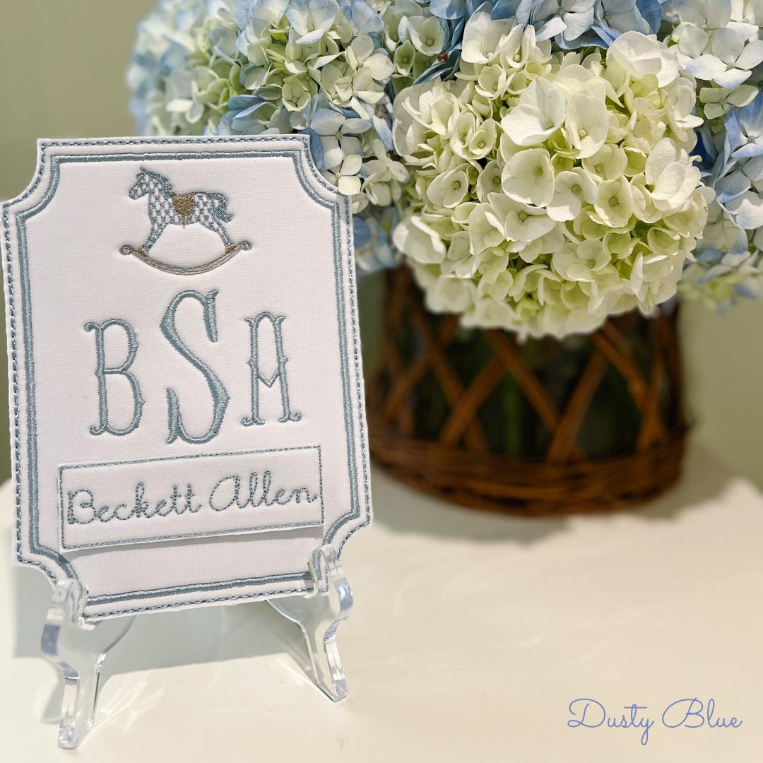 Rocking Horse Milestone Card