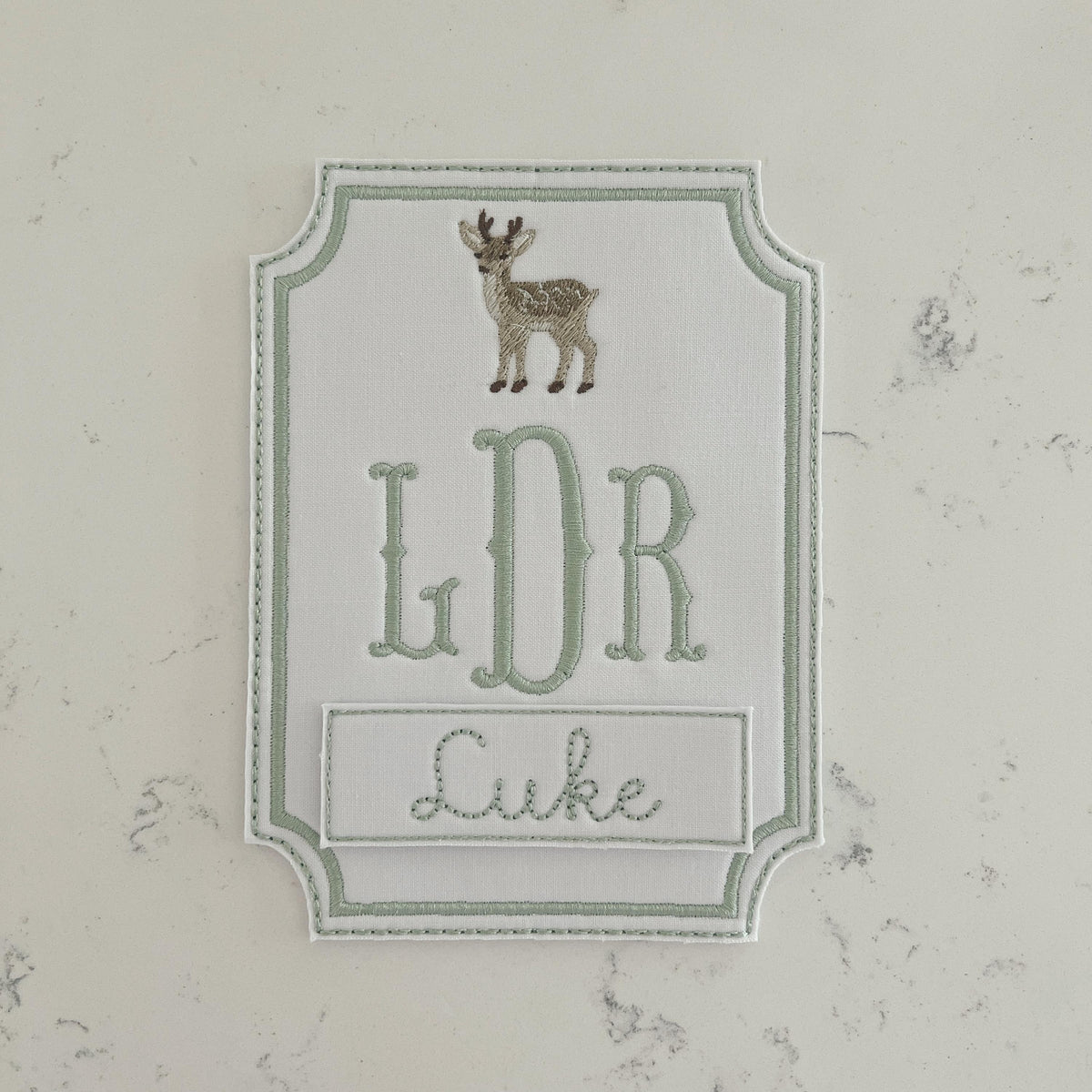 Deer Milestone Card