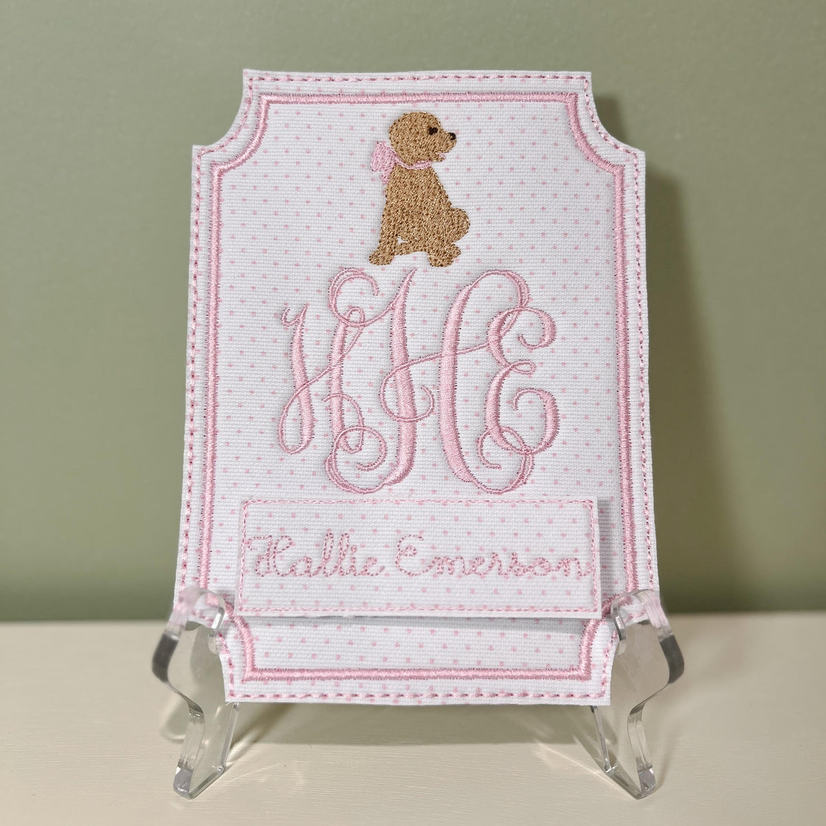 Puppy Milestone Card