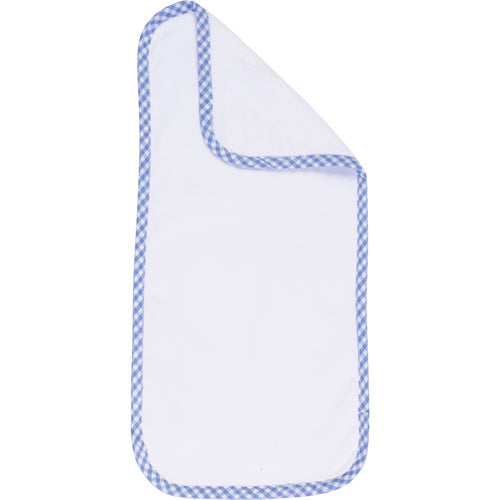 Blue Gingham Burp Cloth