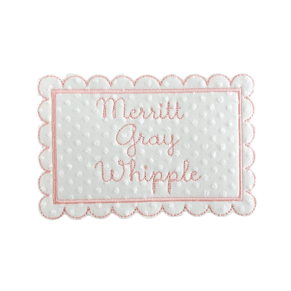 Scallop Name Plaque