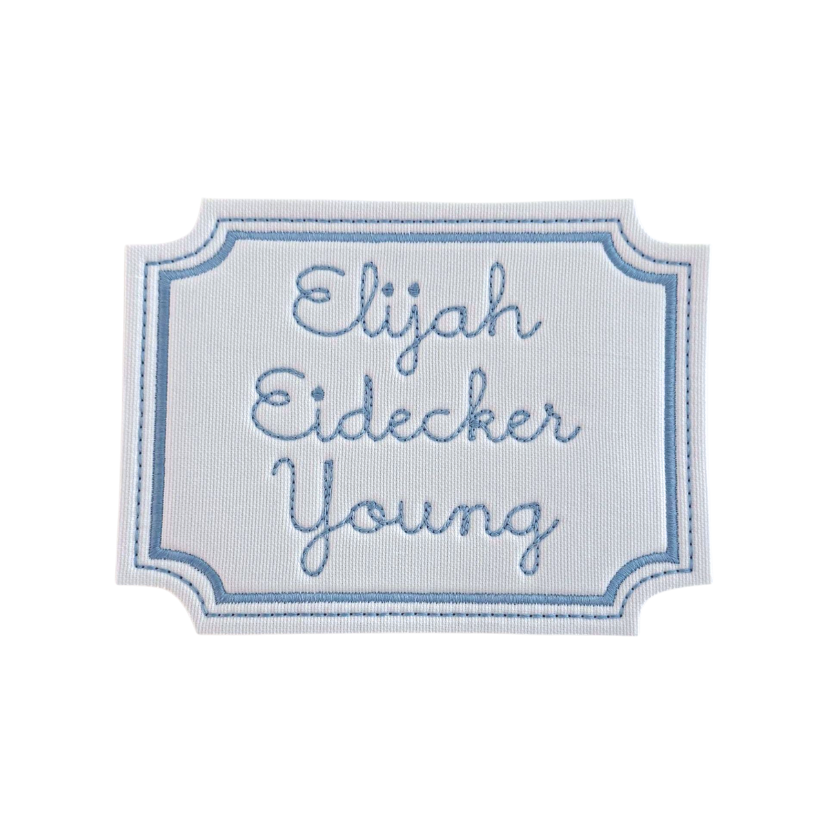 Inverted Corners Name Plaque
