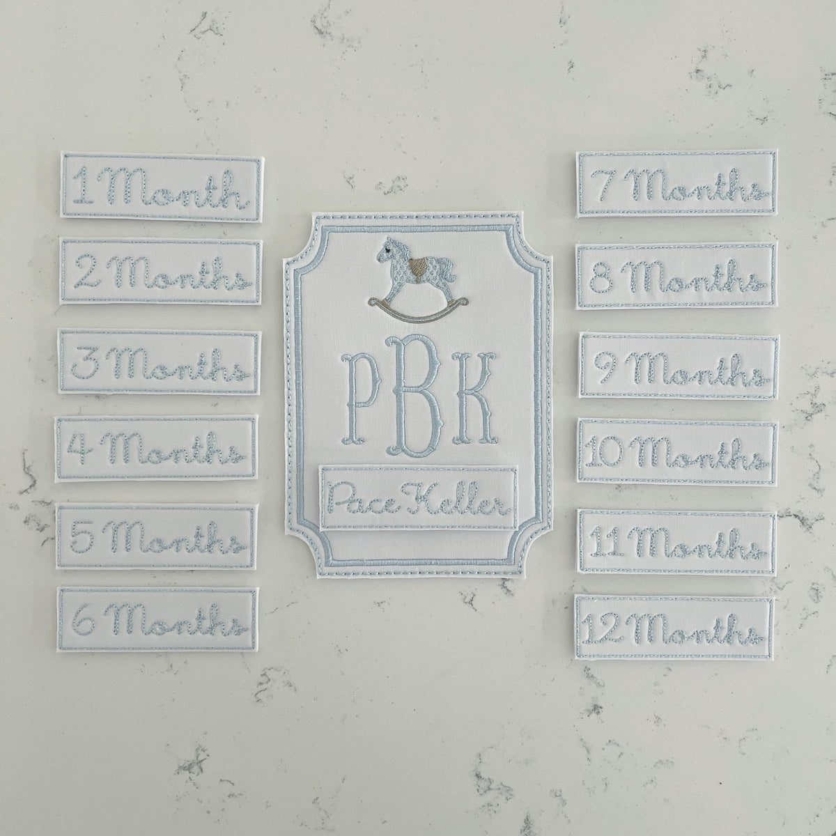 Rocking Horse Milestone Card
