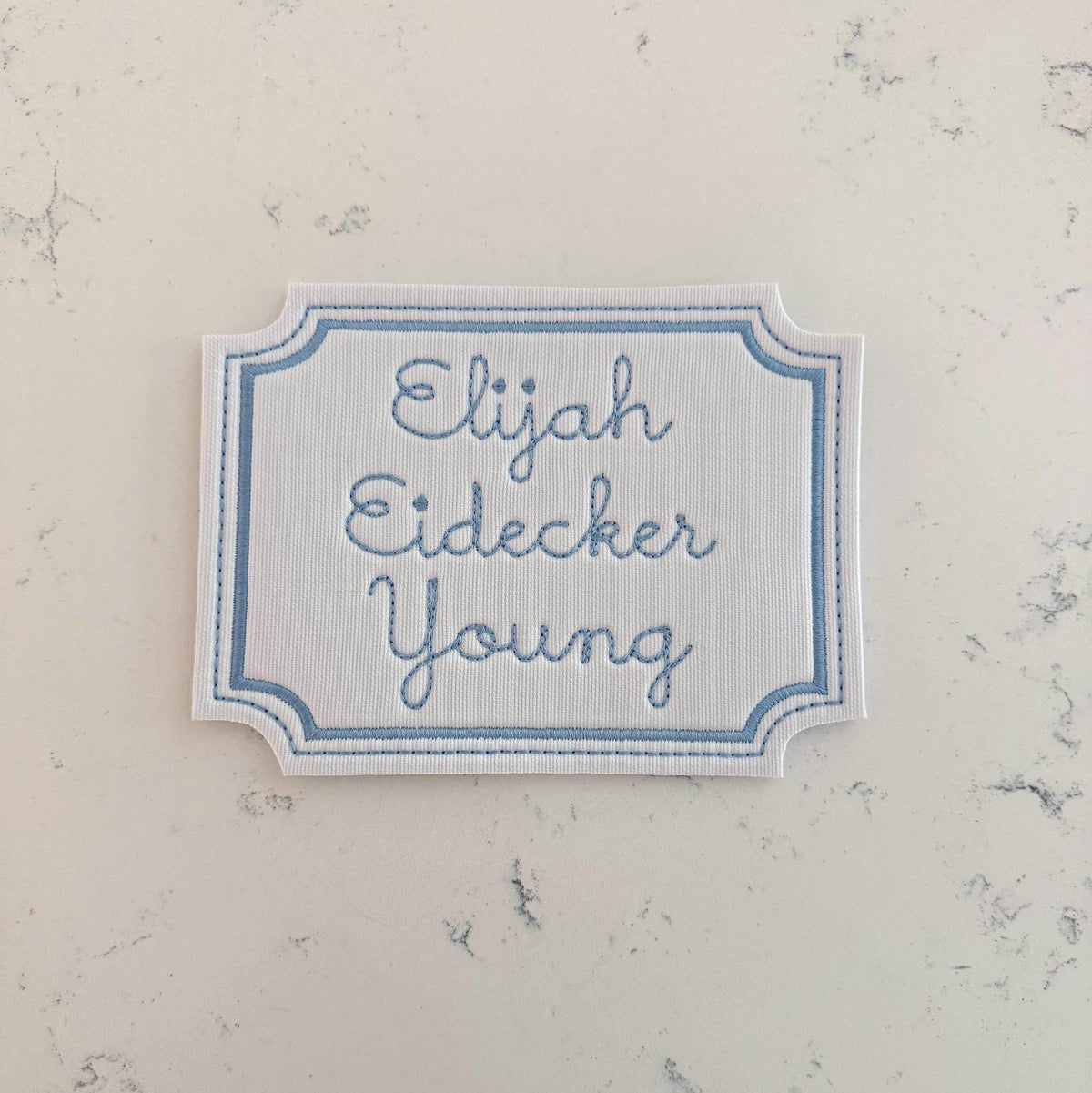 Inverted Corners Name Plaque