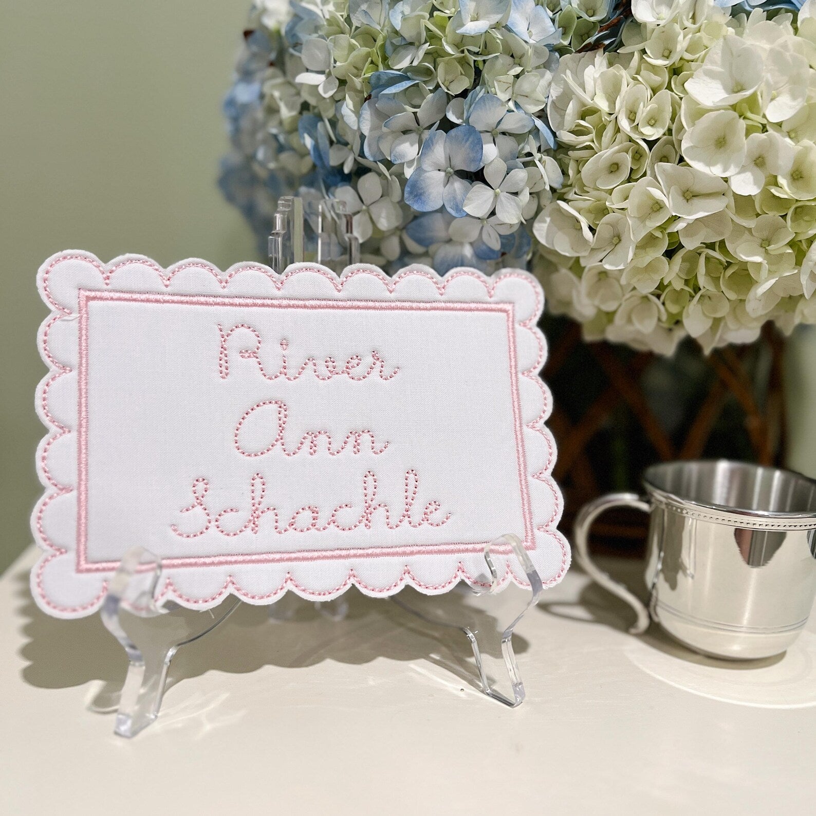 Scallop Name Plaque