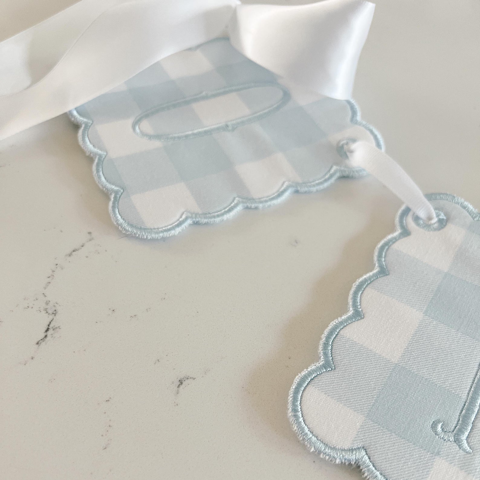 Blue Check ONE Highchair Banner