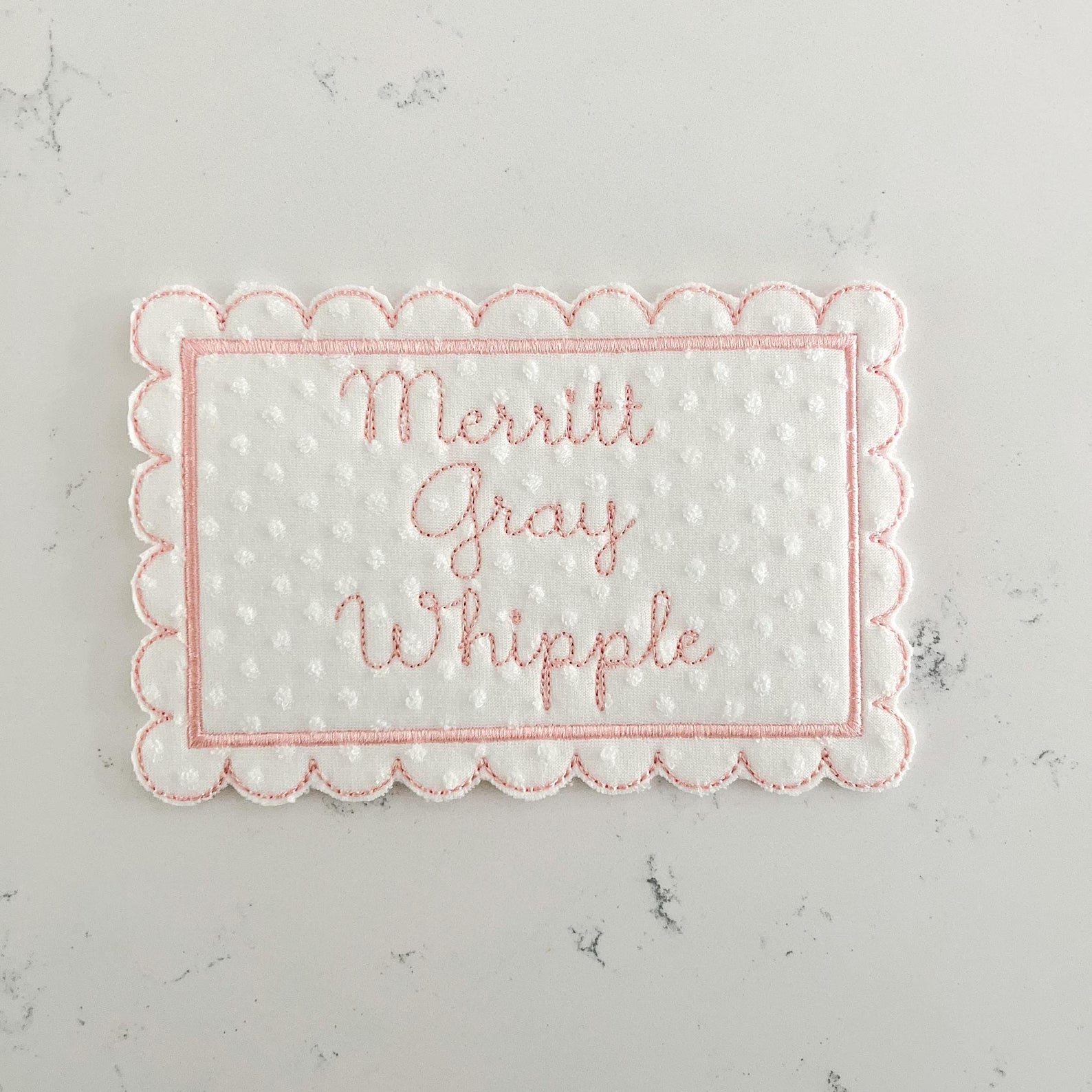 Scallop Name Plaque