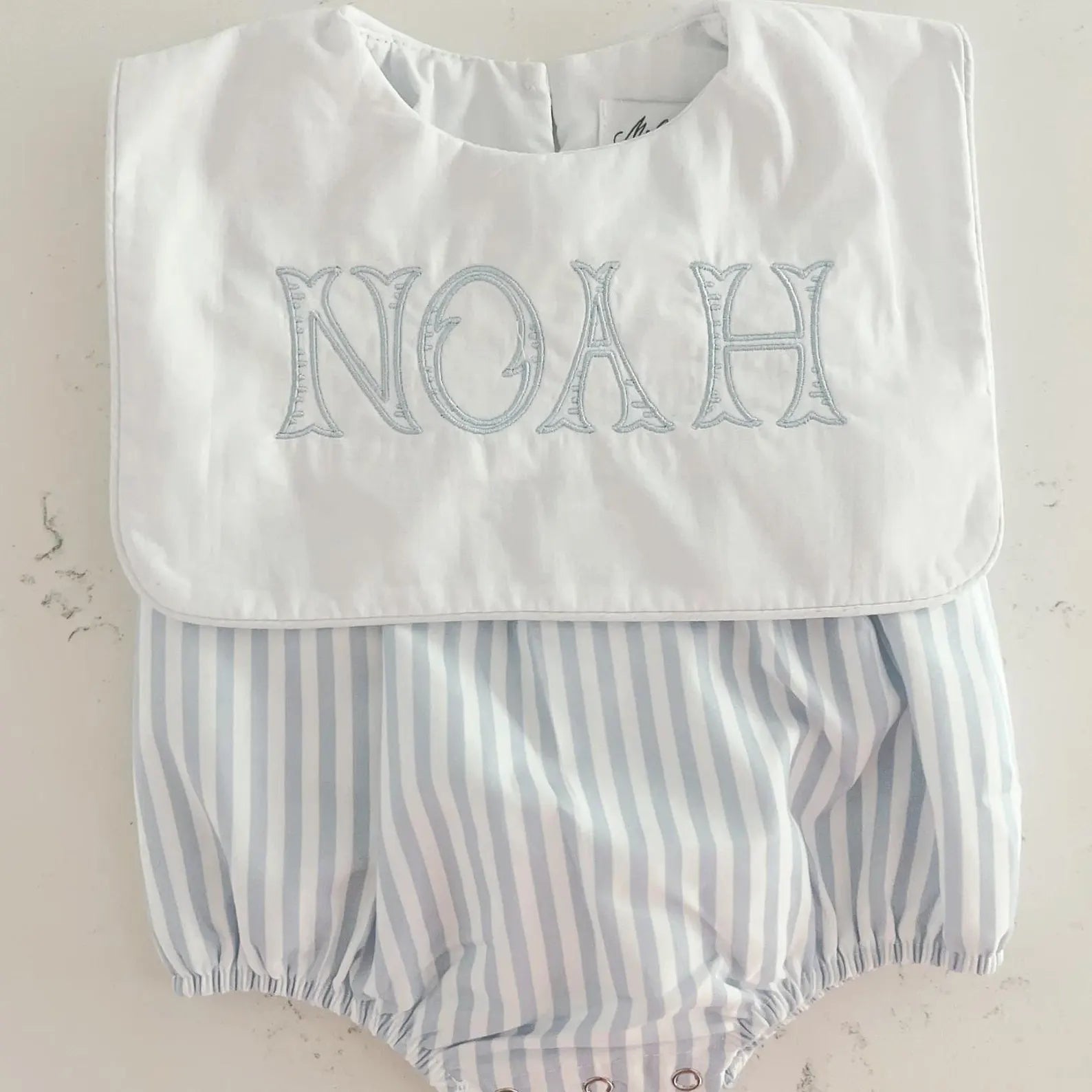 Blue & White Stripe Bubble