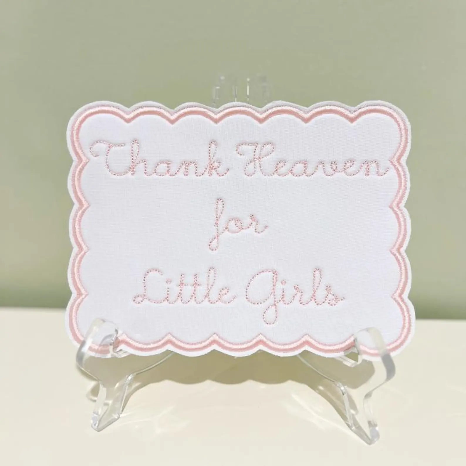 Thank Heaven for Little Girls Plaque