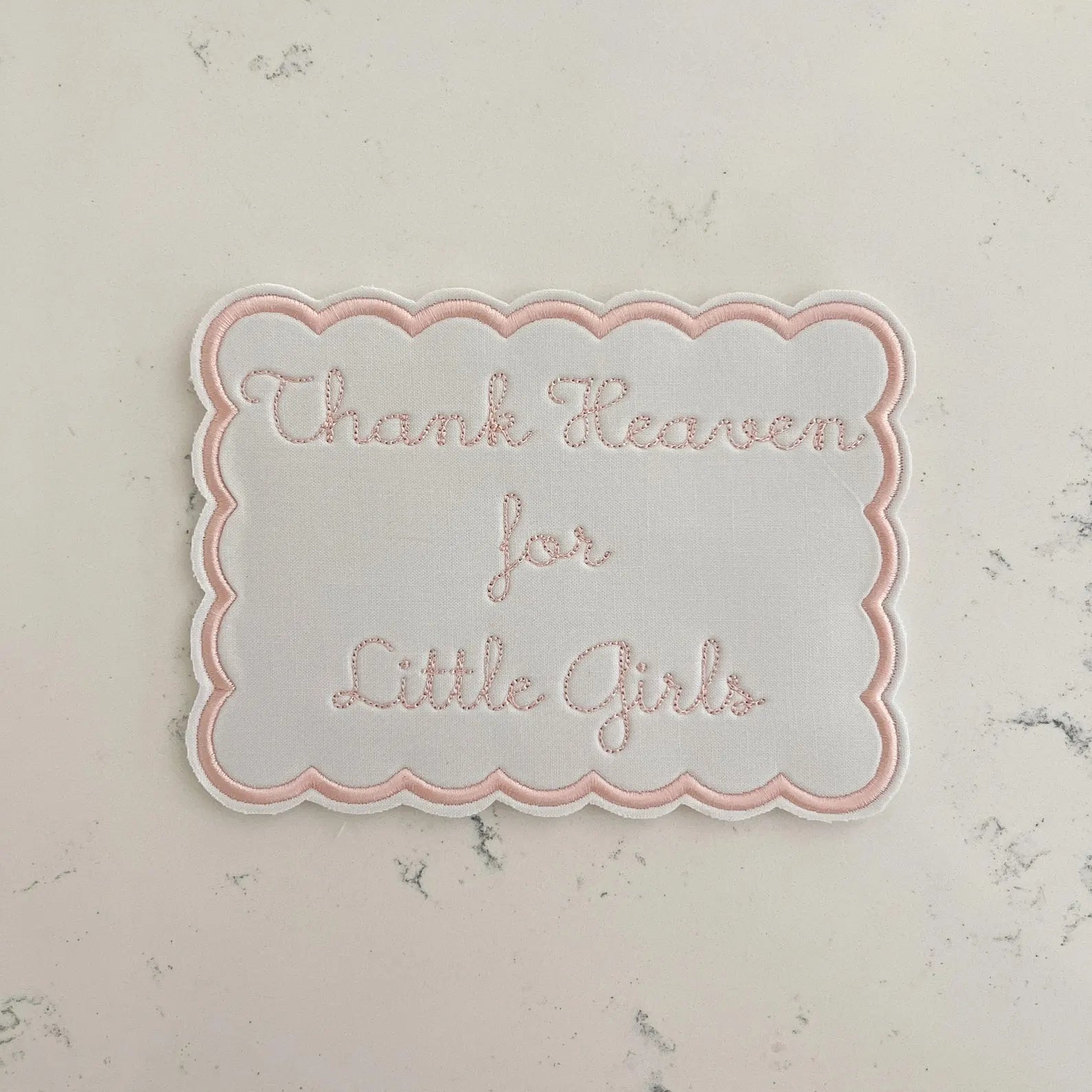 Thank Heaven for Little Girls Plaque