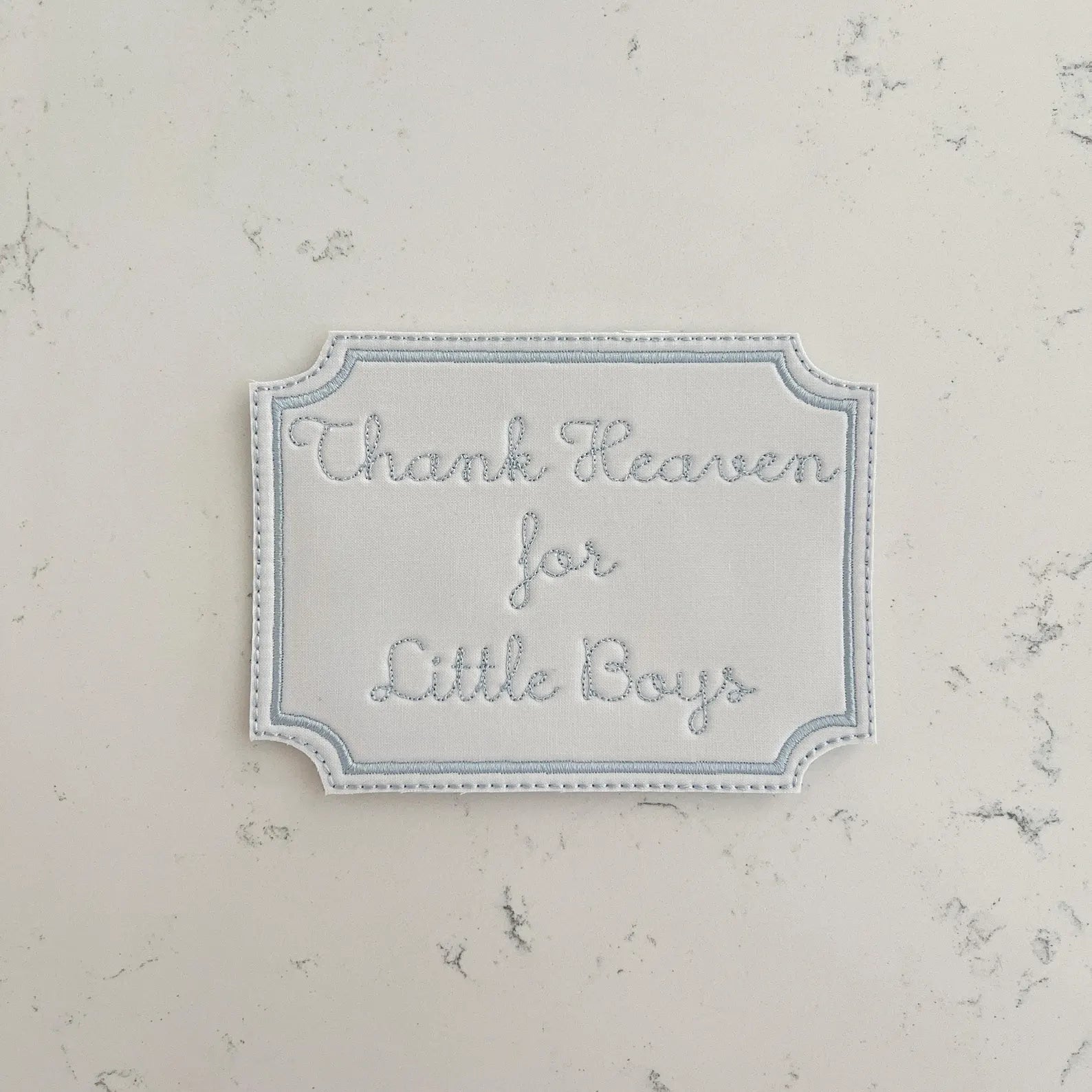 Thank Heaven for Little Boys Plaque