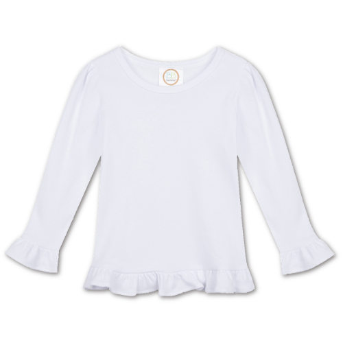 Long Sleeve Ruffle T-Shirt